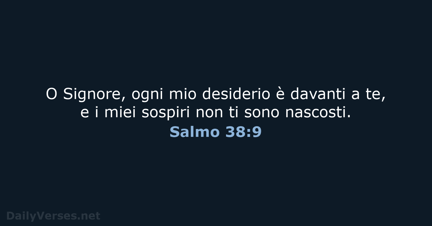 Salmo 38:9 - LND