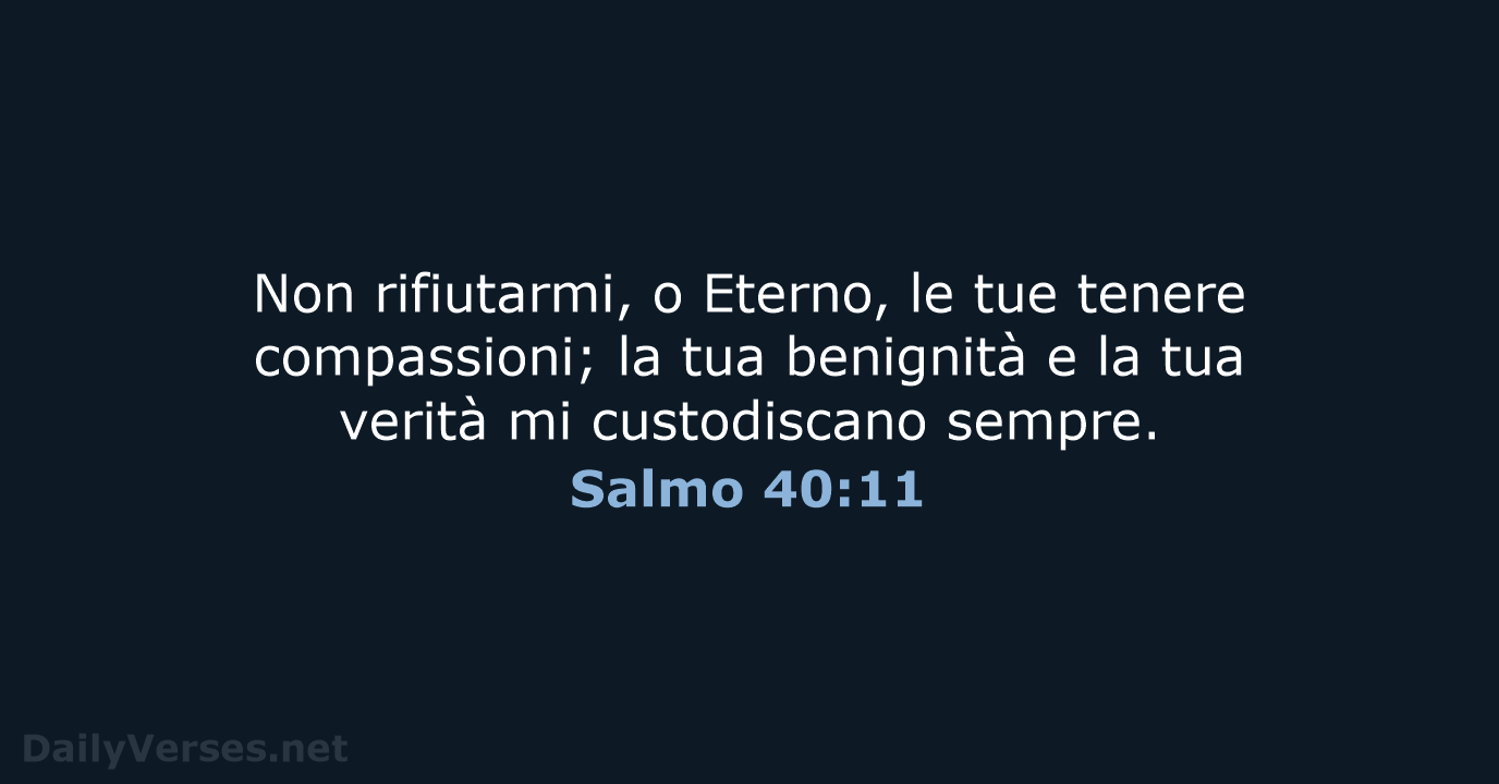 Salmo 40:11 - LND