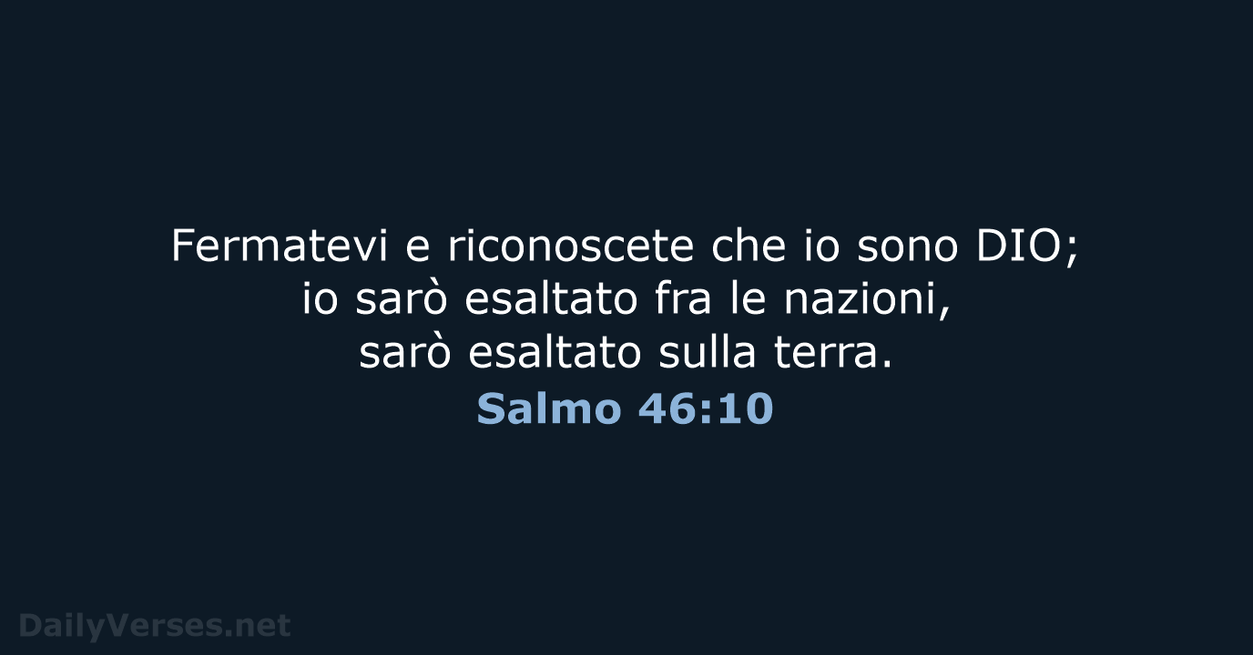 Salmo 46:10 - LND