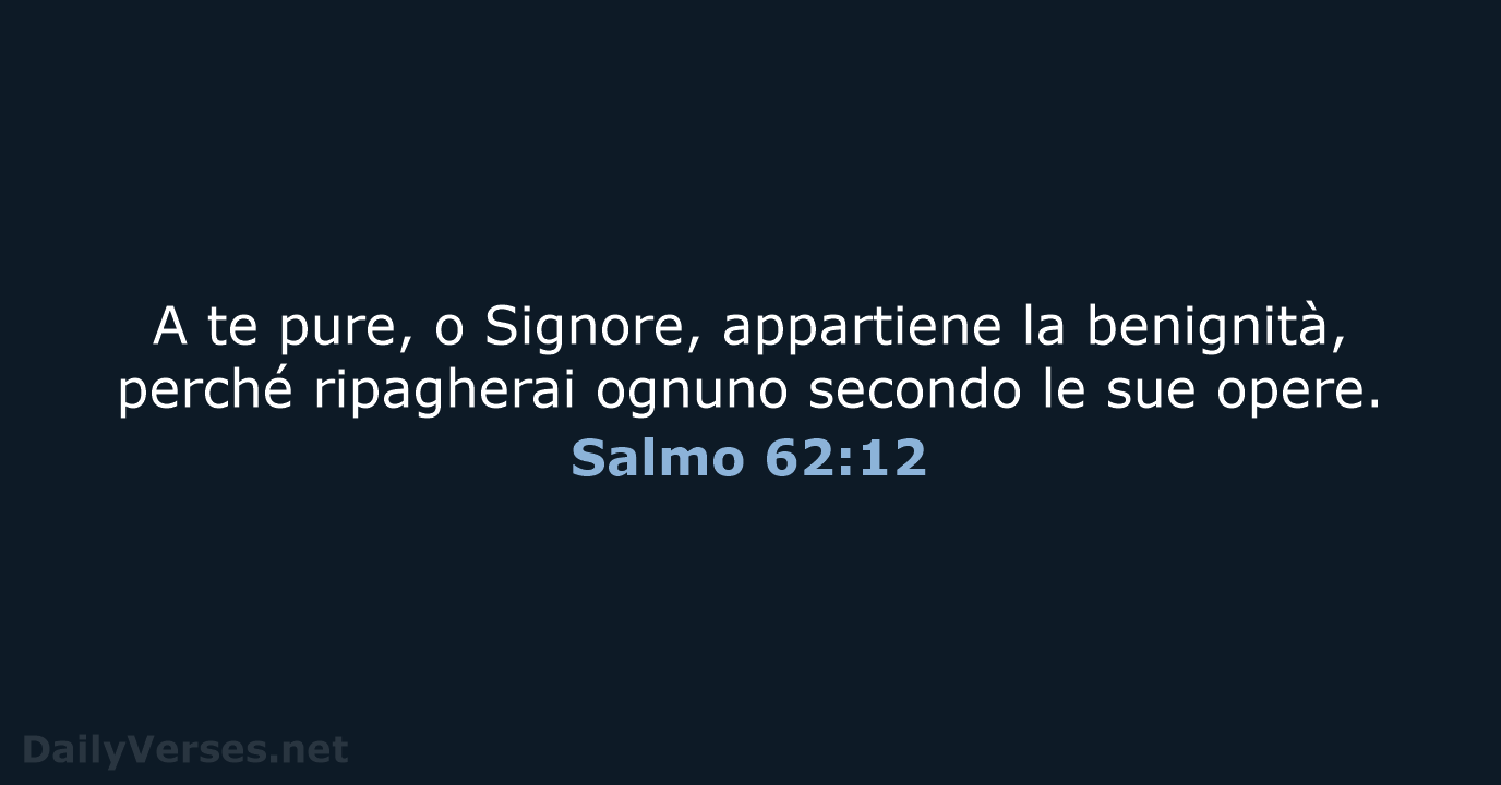 Salmo 62:12 - LND