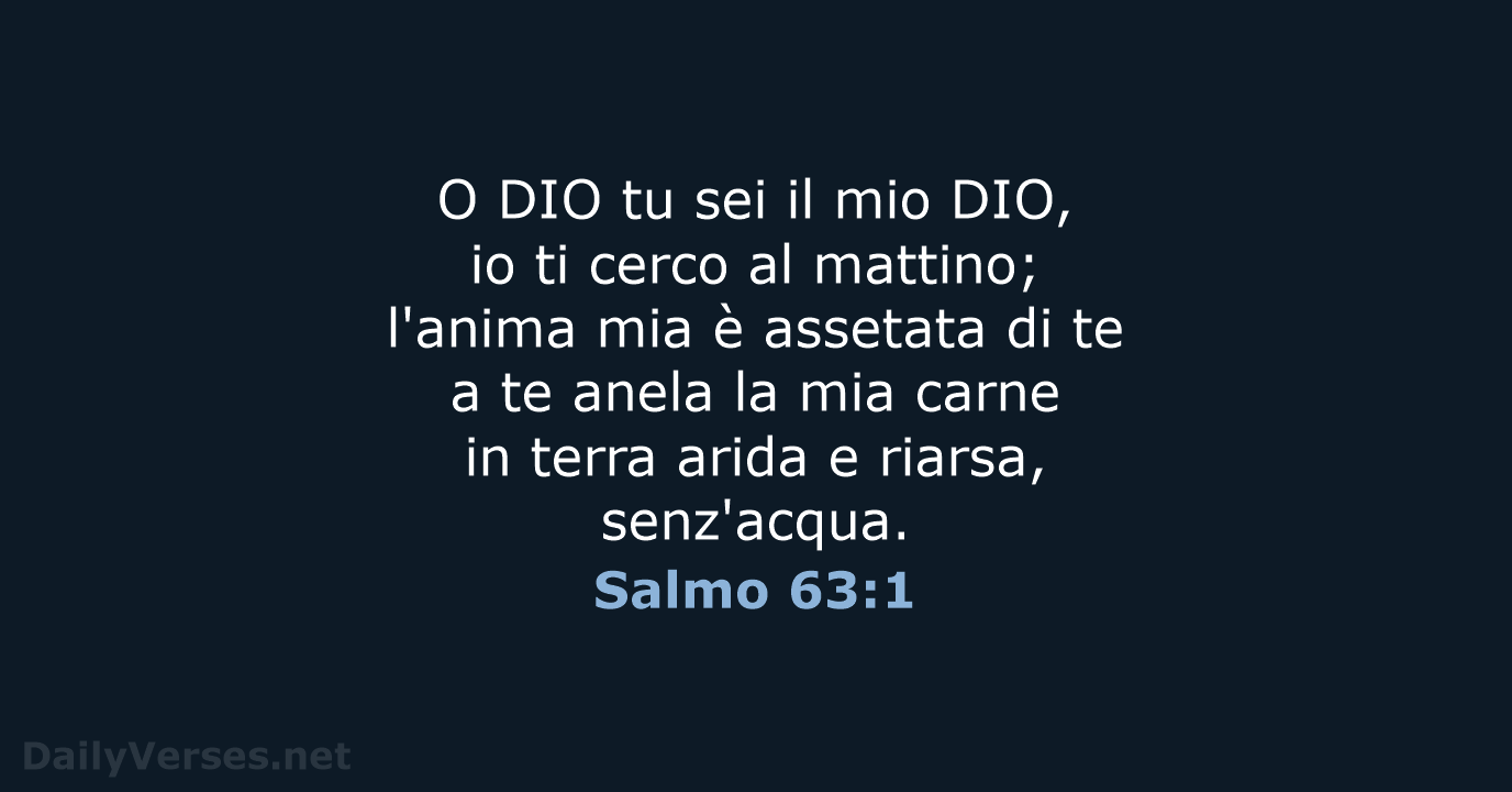 Salmo 63:1 - LND