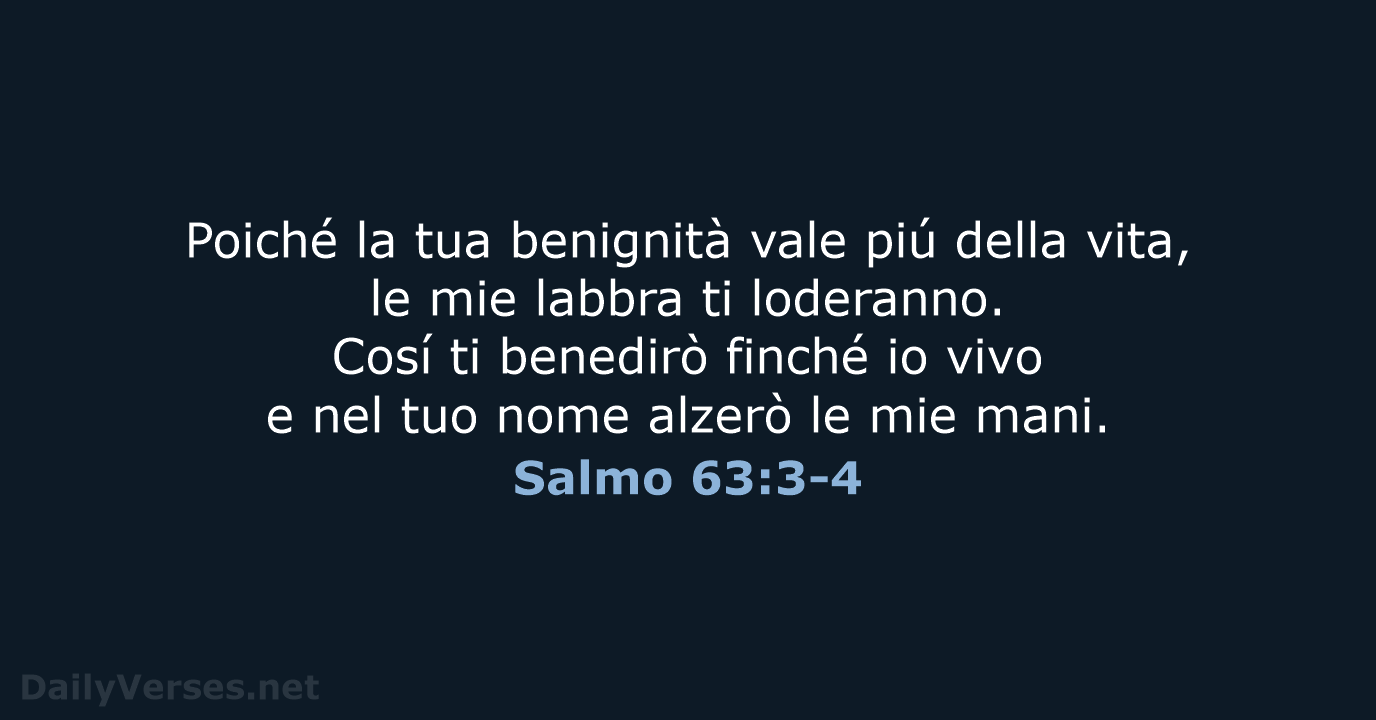 Salmo 63:3-4 - LND