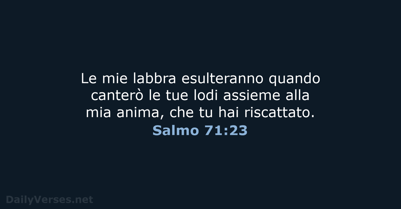 Salmo 71:23 - LND