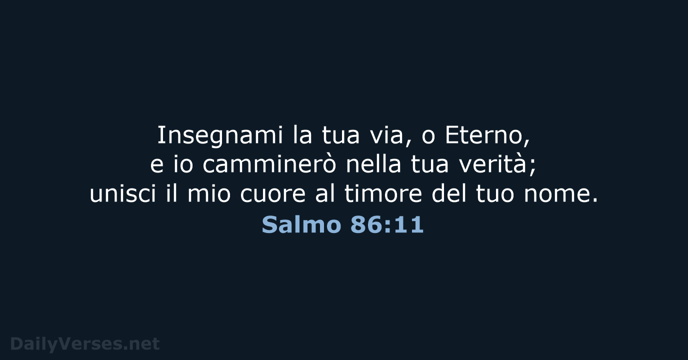 Salmo 86:11 - LND