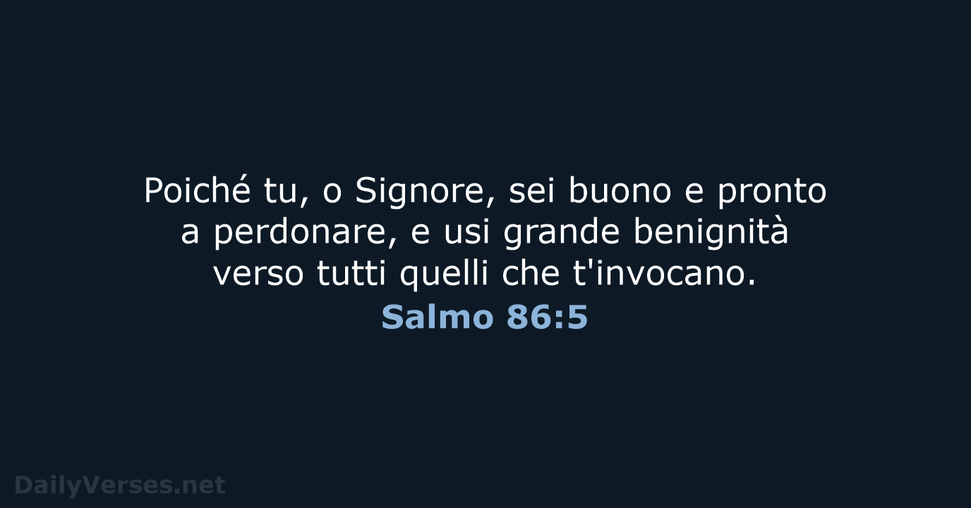 Salmo 86:5 - LND