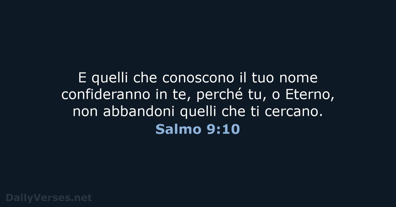 Salmo 9:10 - LND