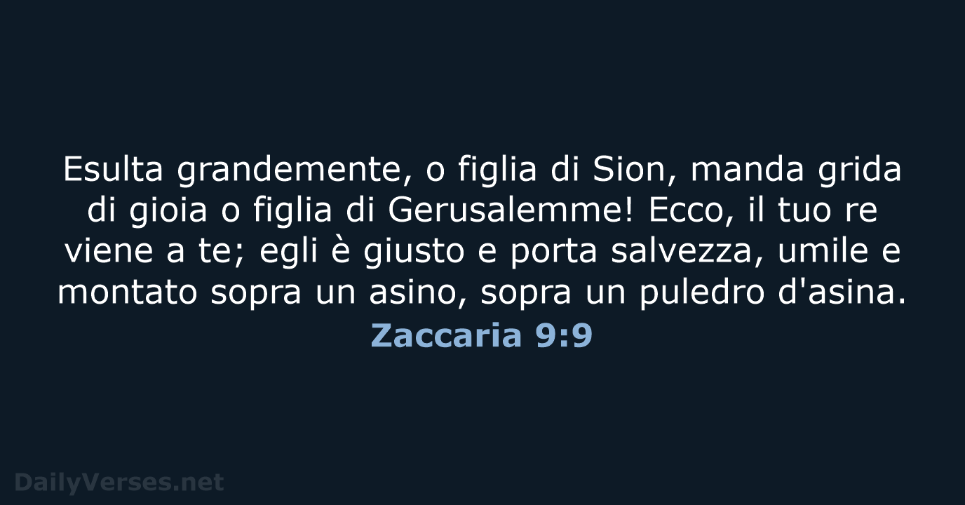 Zaccaria 9:9 - LND