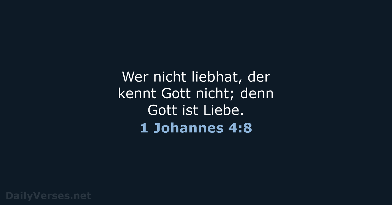 1 Johannes 4:8 - LU12