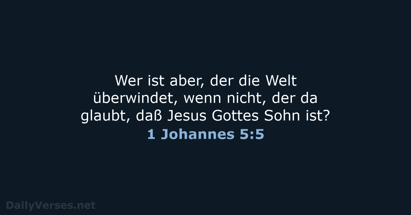 1 Johannes 5:5 - LU12
