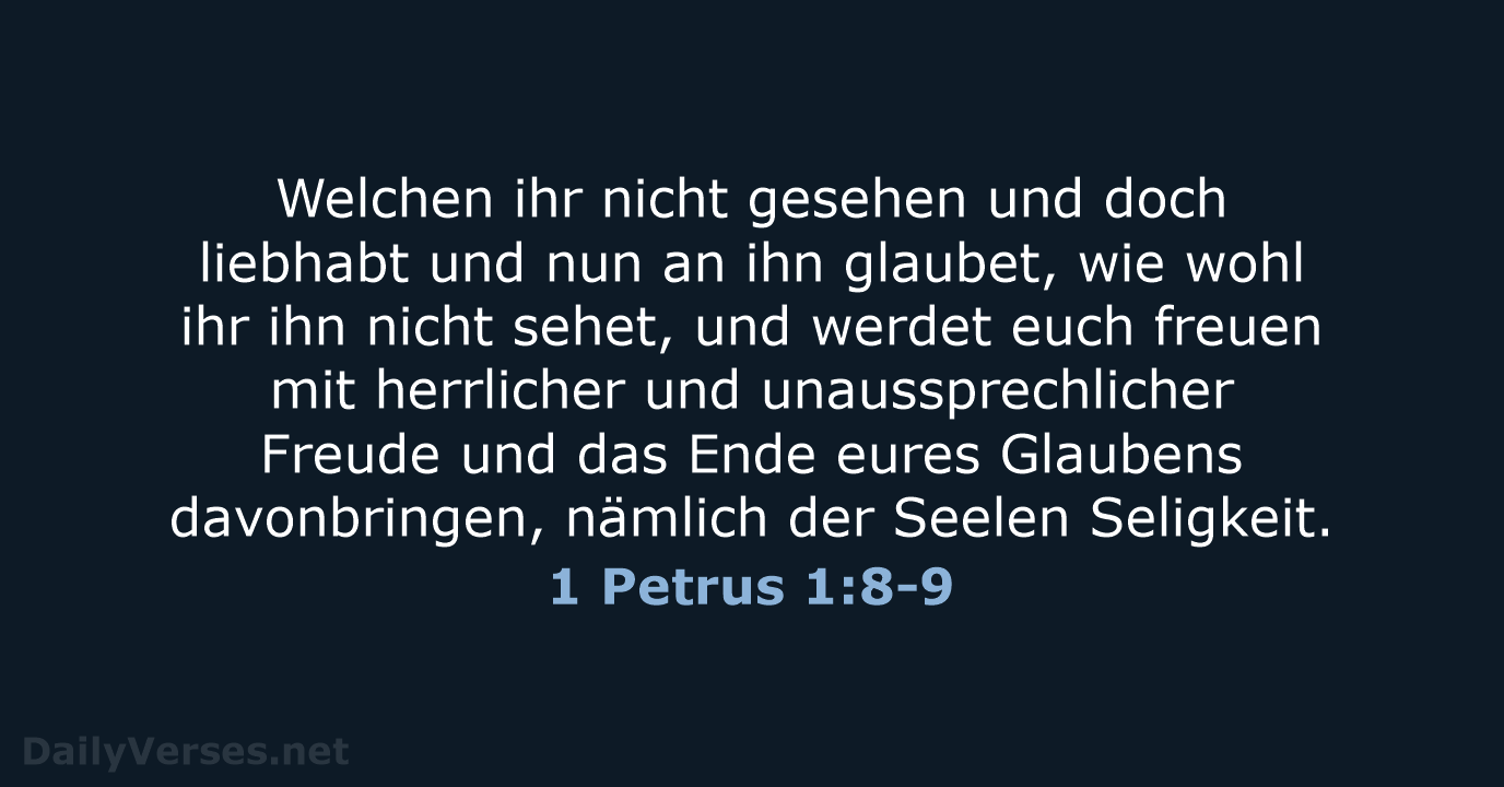 1 Petrus 1:8-9 - LU12