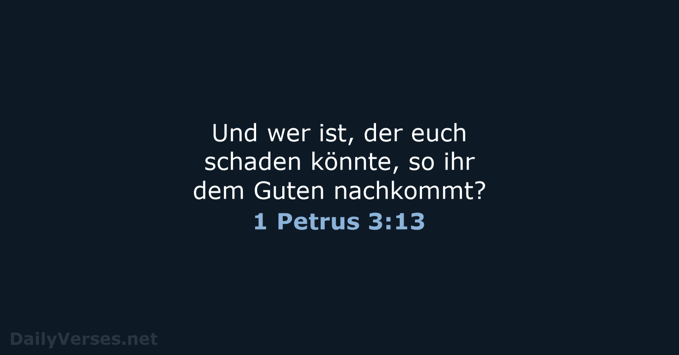 1 Petrus 3:13 - LU12