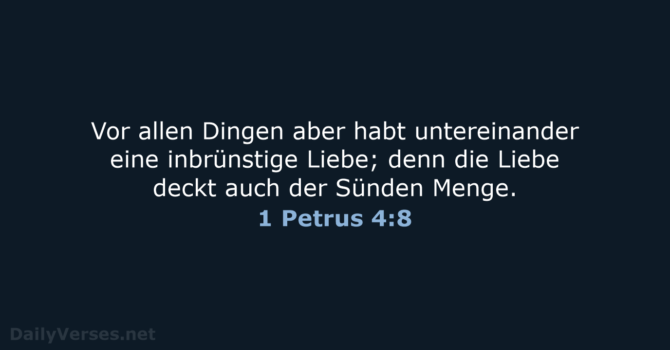 1 Petrus 4:8 - LU12