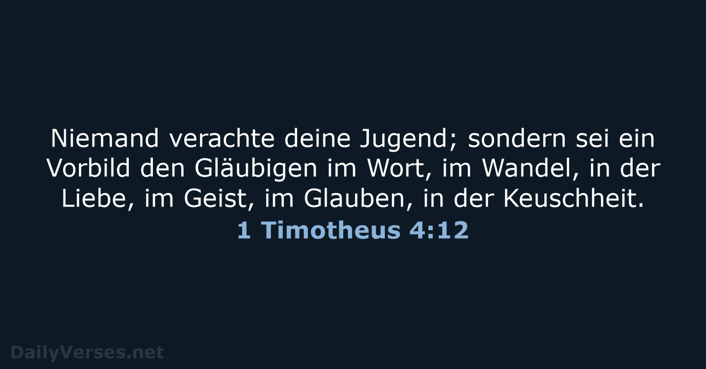 1 Timotheus 4:12 - LU12