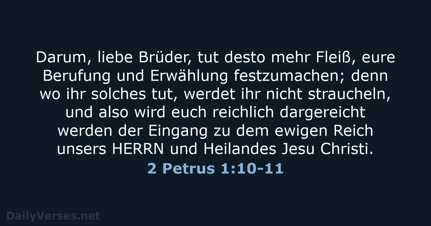 2 Petrus 1:10-11 - LU12