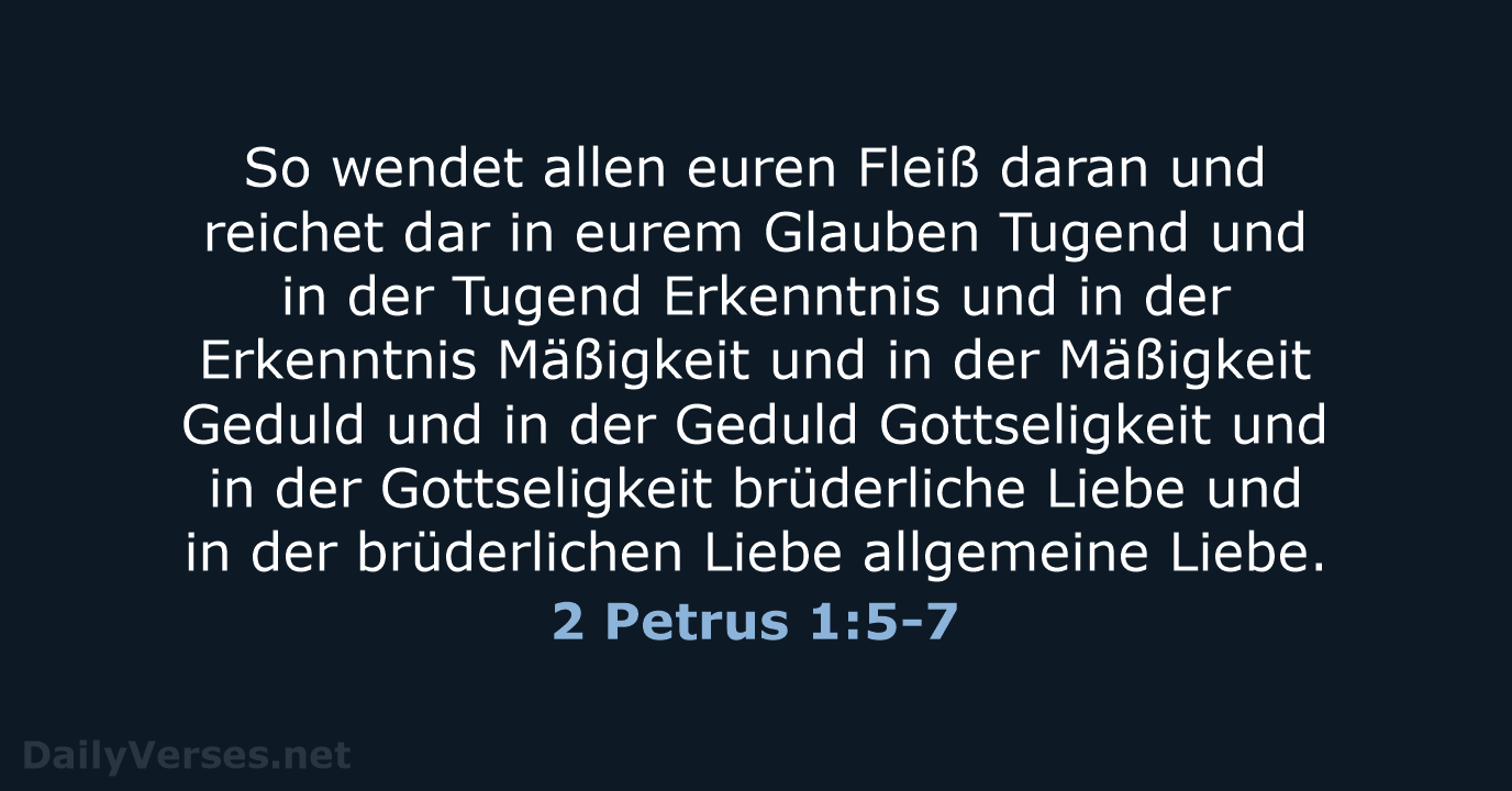 2 Petrus 1:5-7 - LU12
