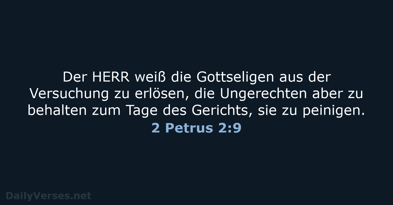 2 Petrus 2:9 - LU12
