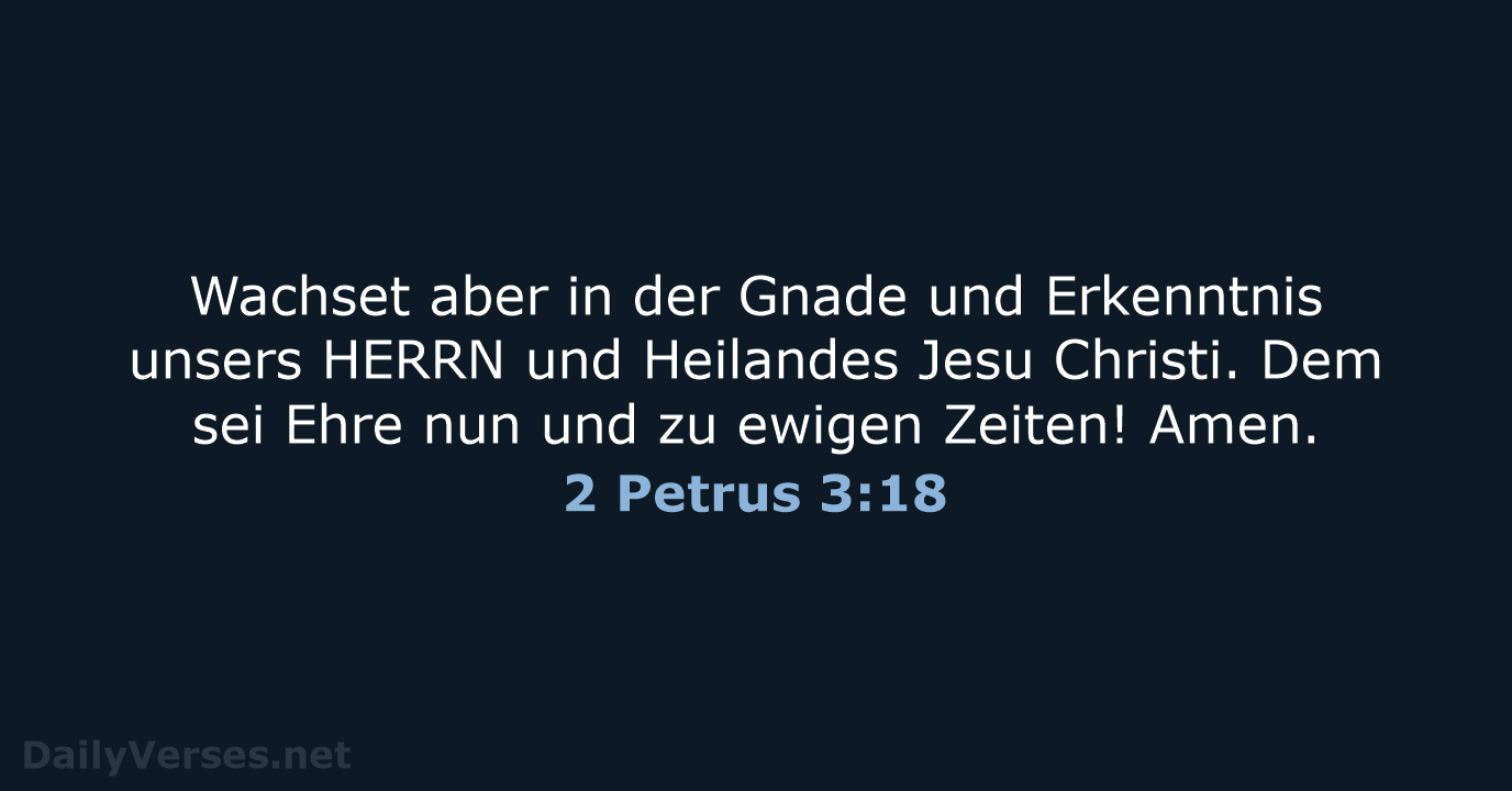 2 Petrus 3:18 - LU12