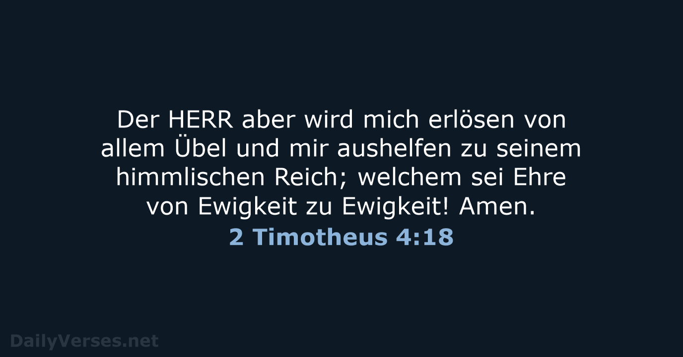 2 Timotheus 4:18 - LU12