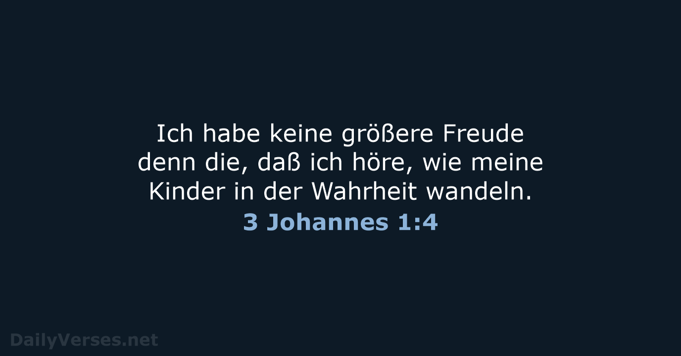 3 Johannes 1:4 - LU12