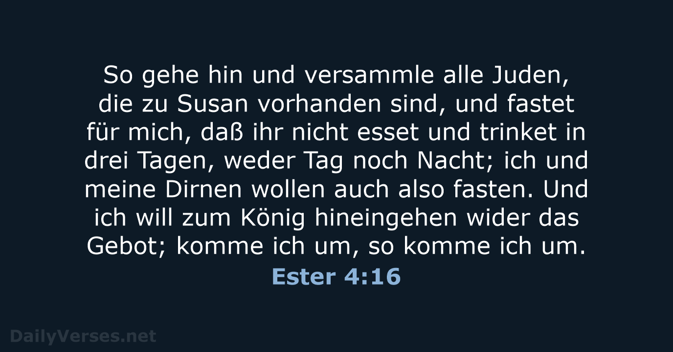 Ester 4:16 - LU12