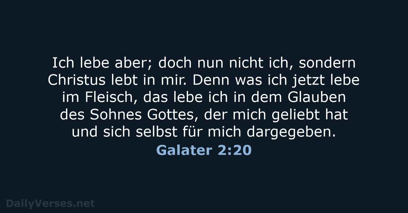 Galater 2:20 - LU12