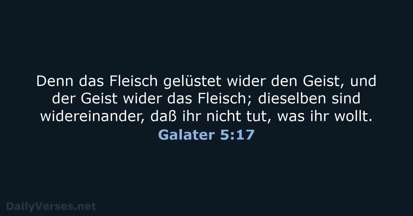 Galater 5:17 - LU12