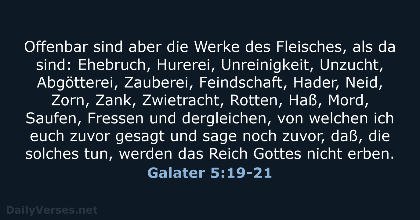 Galater 5:19-21 - LU12