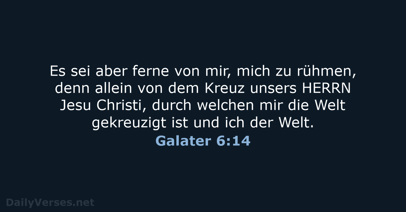 Galater 6:14 - LU12