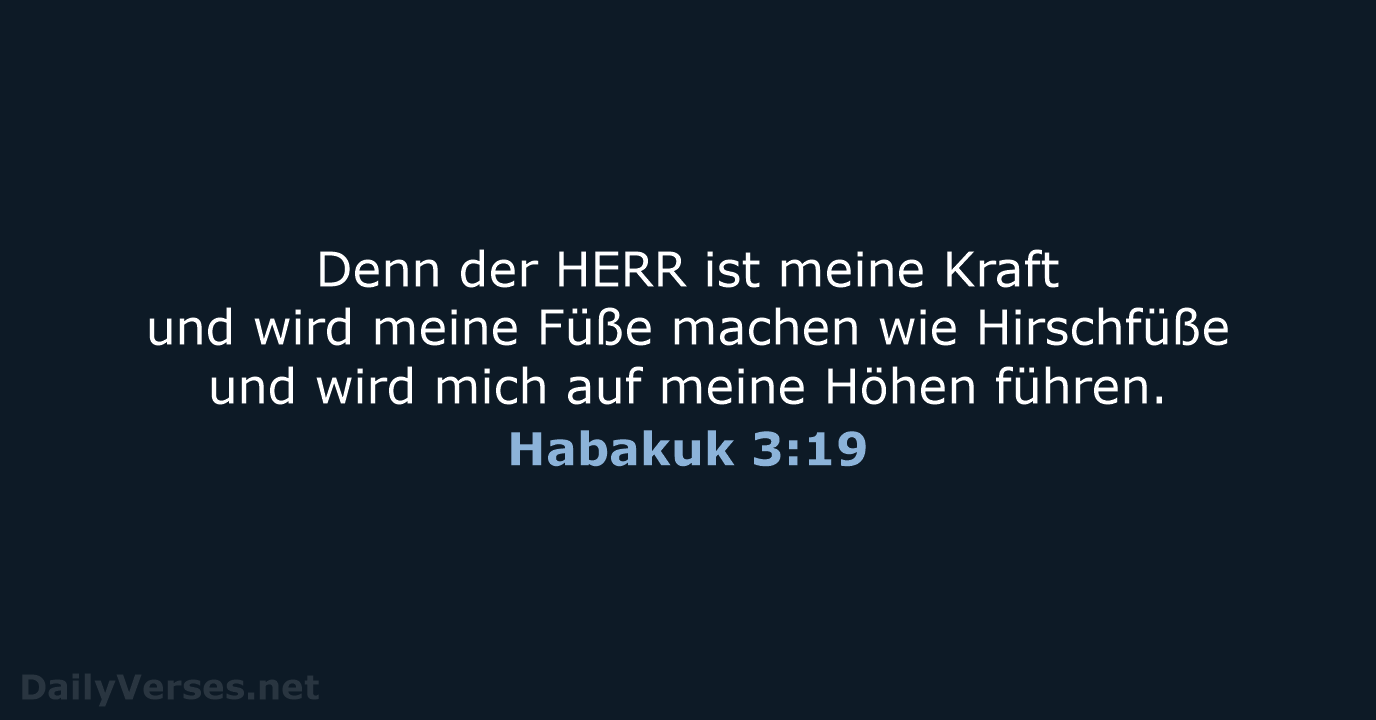 Habakuk 3:19 - LU12