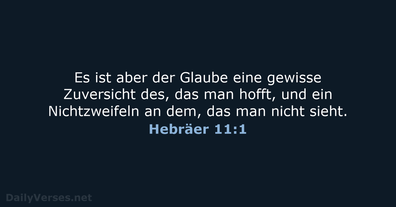 Hebräer 11:1 - LU12