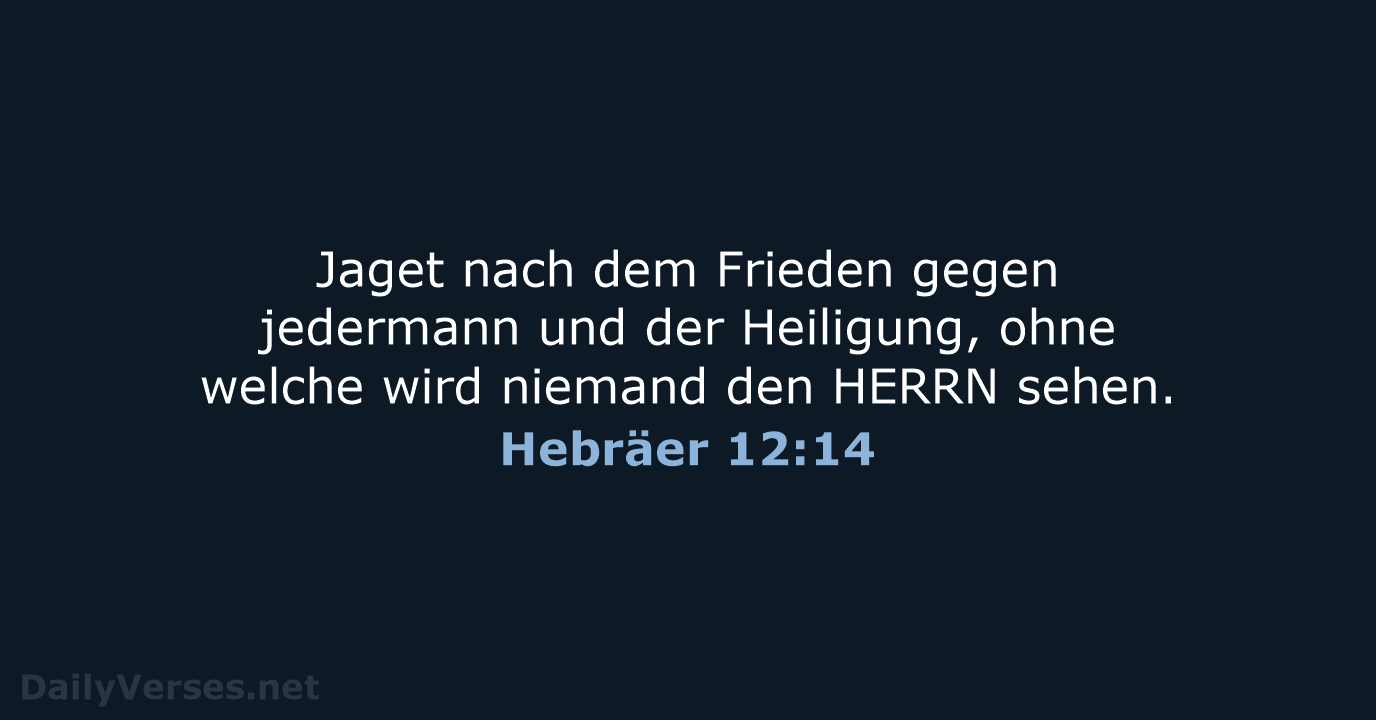 Hebräer 12:14 - LU12
