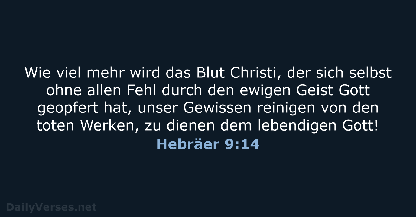 Hebräer 9:14 - LU12
