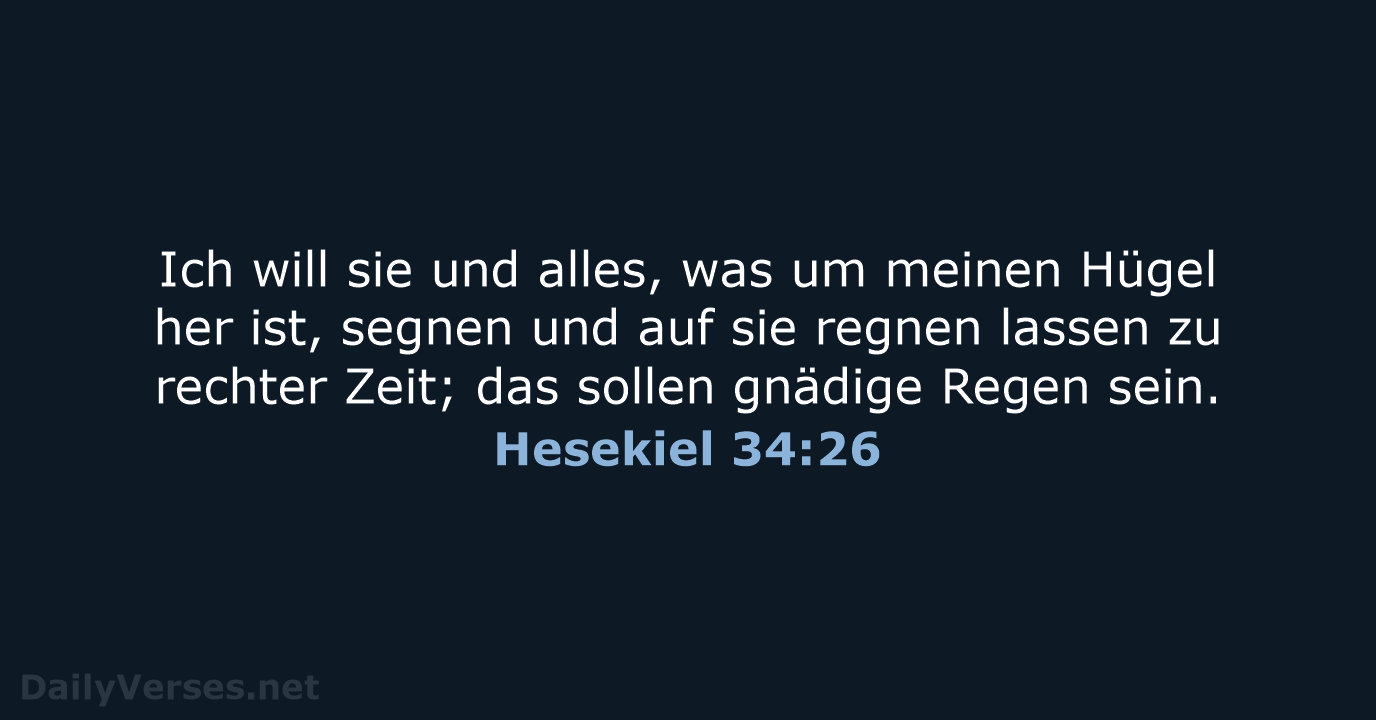 Hesekiel 34:26 - LU12