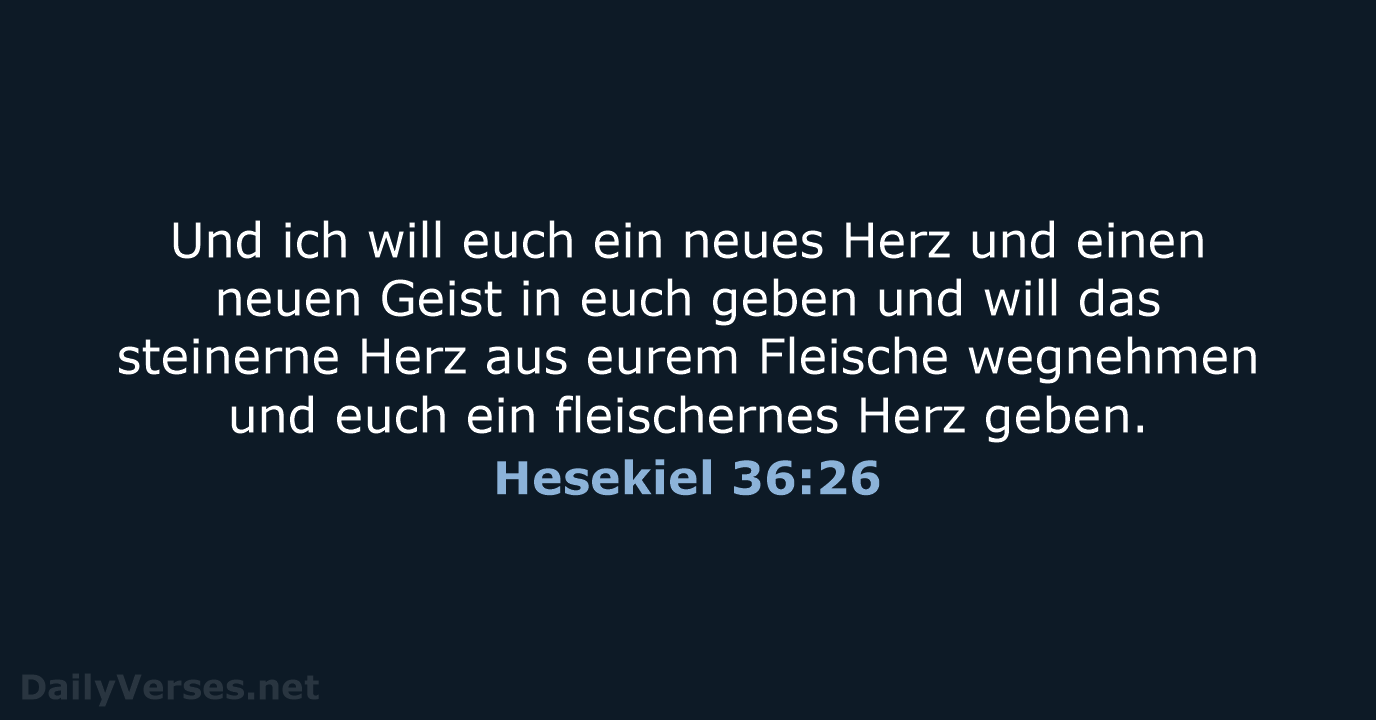 Hesekiel 36:26 - LU12