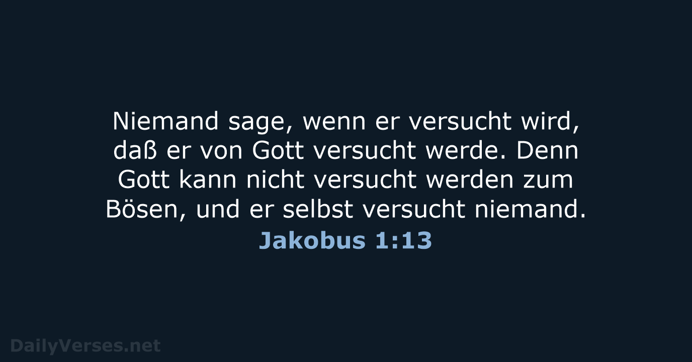 Jakobus 1:13 - LU12