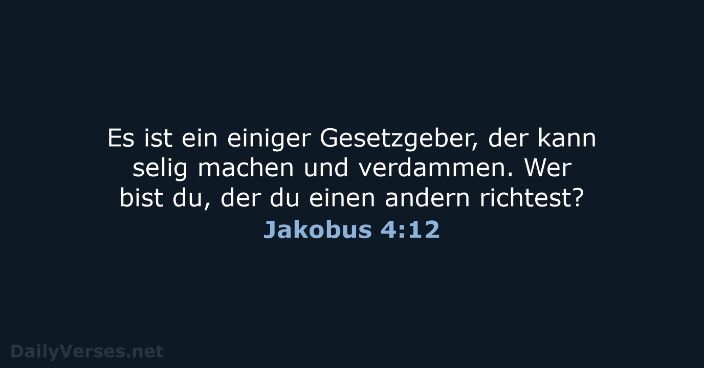 Jakobus 4:12 - LU12