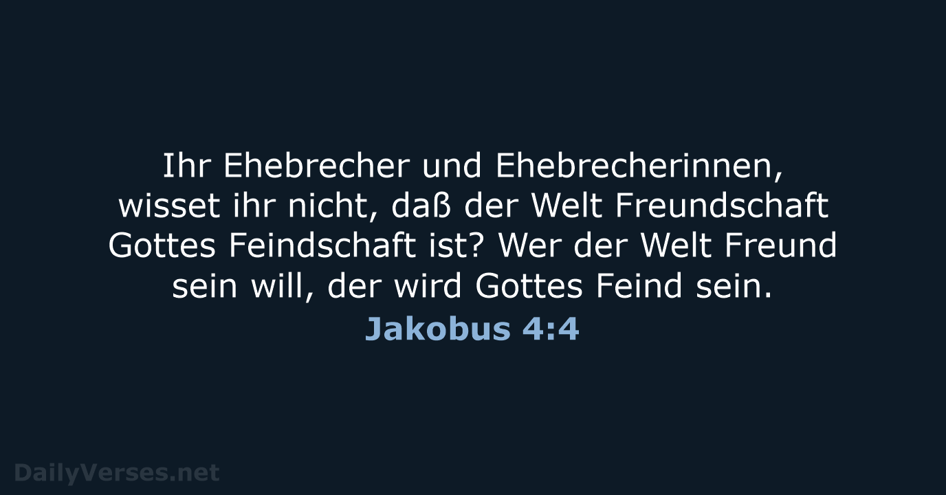 Jakobus 4:4 - LU12