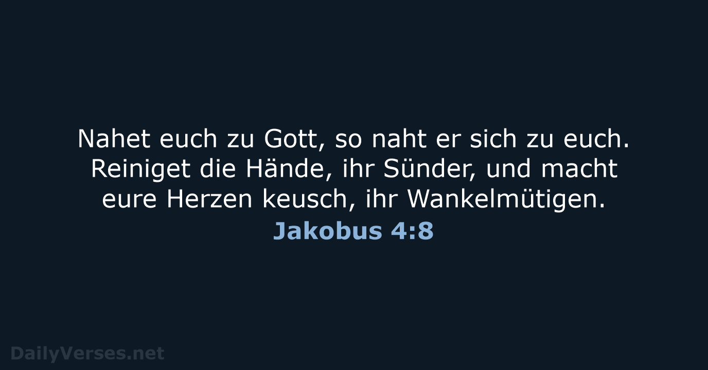 Jakobus 4:8 - LU12