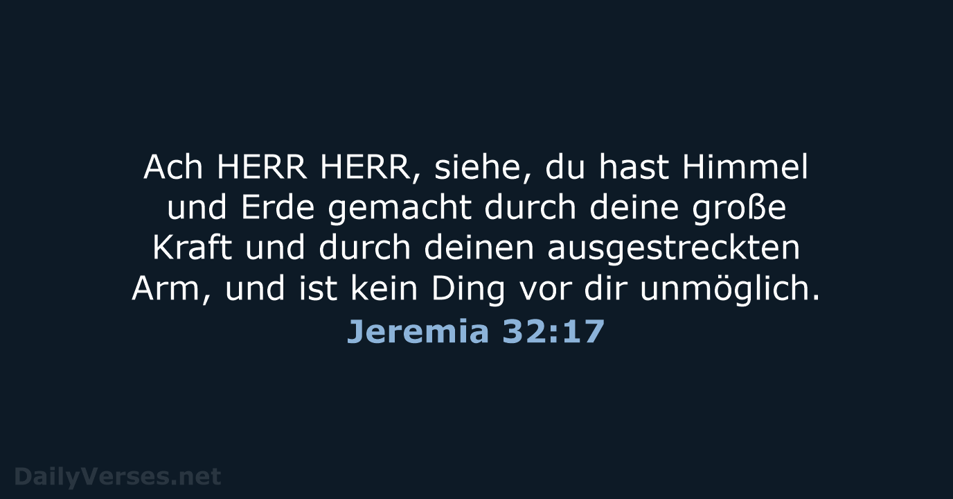 Jeremia 32:17 - LU12