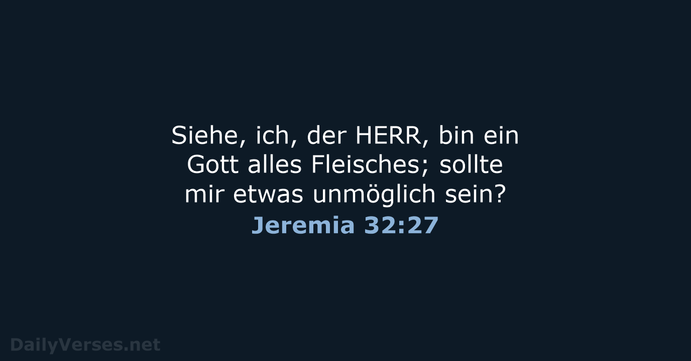 Jeremia 32:27 - LU12