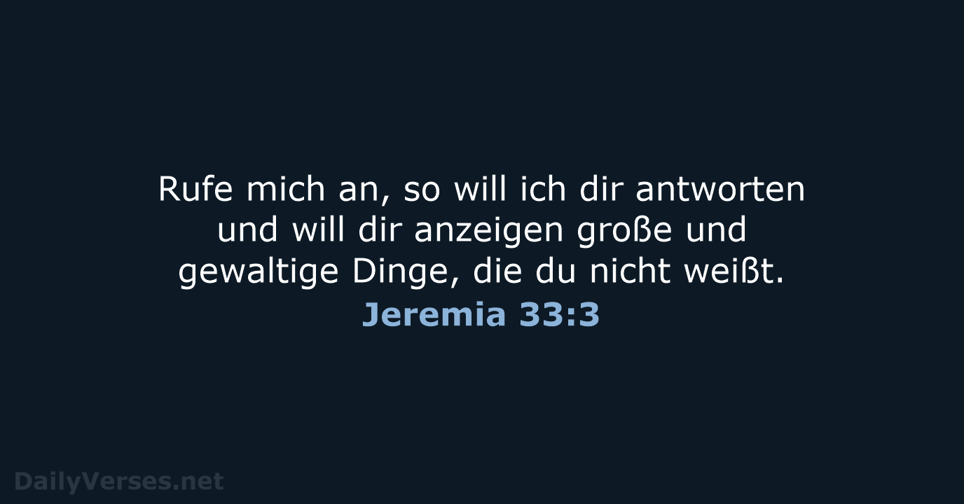 Jeremia 33:3 - LU12
