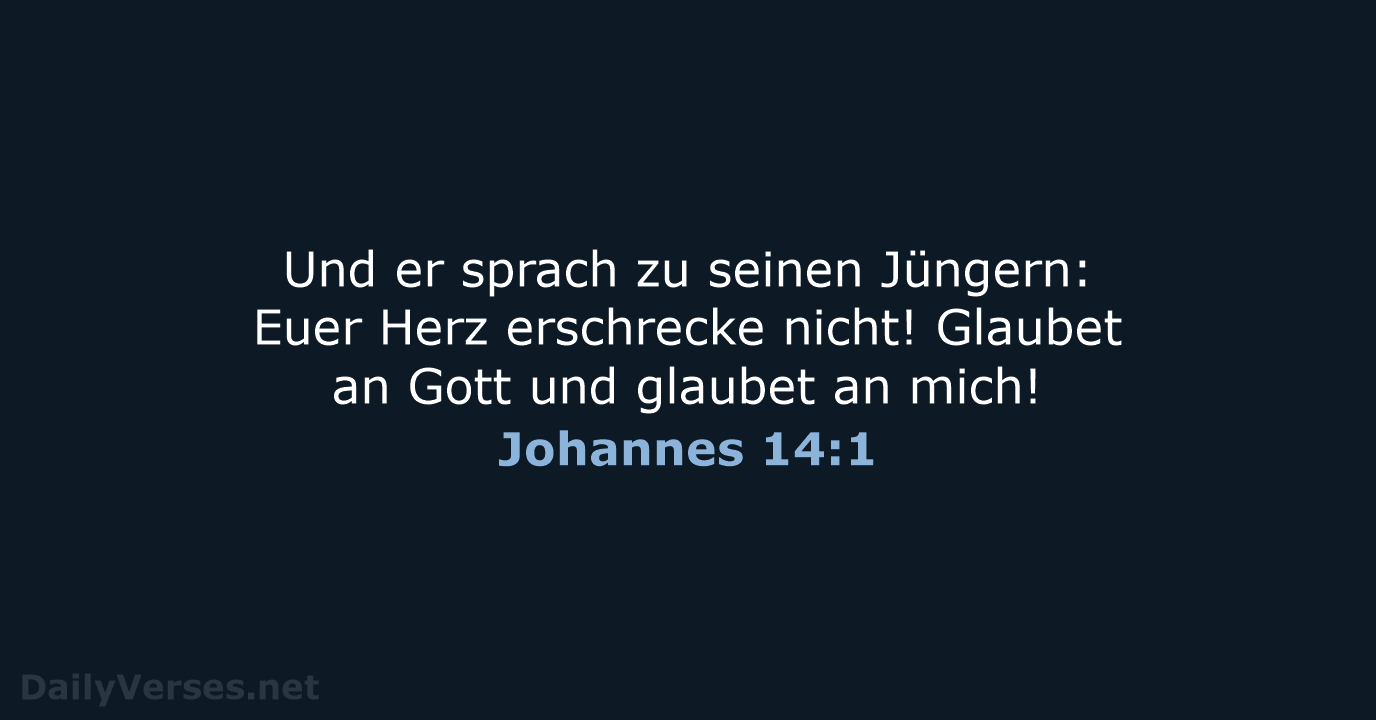 Johannes 14:1 - LU12