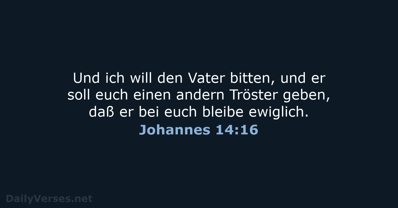 Johannes 14:16 - LU12
