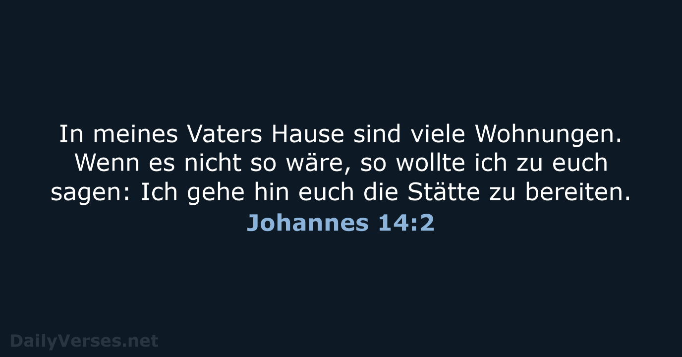 Johannes 14:2 - LU12
