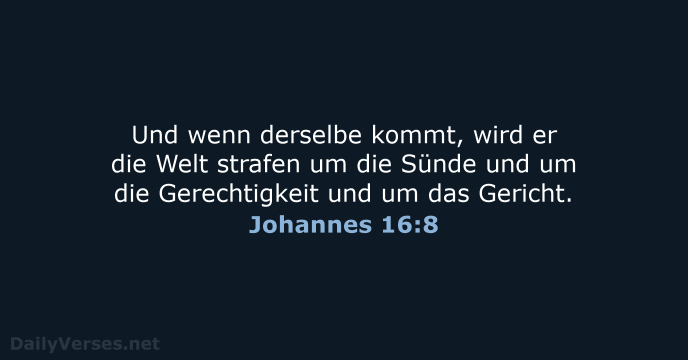 Johannes 16:8 - LU12