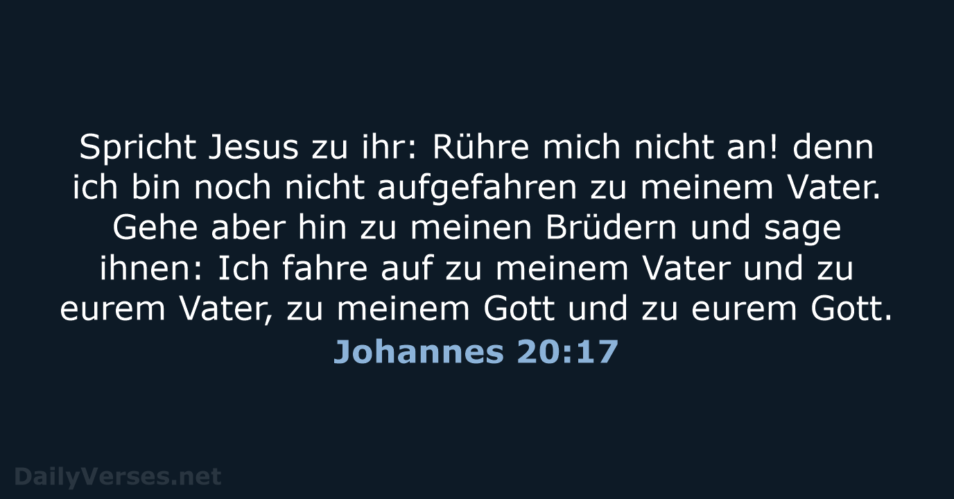 Johannes 20:17 - LU12