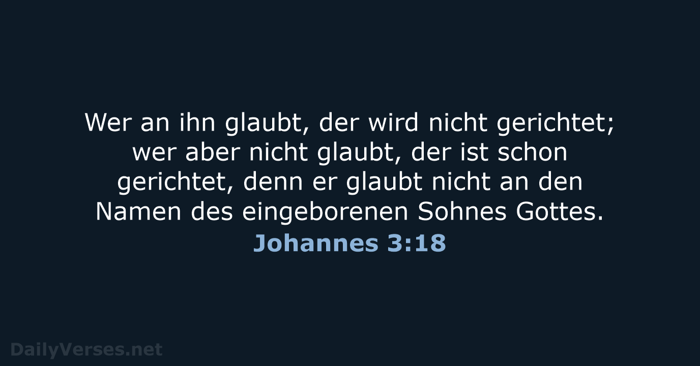 Johannes 3:18 - LU12