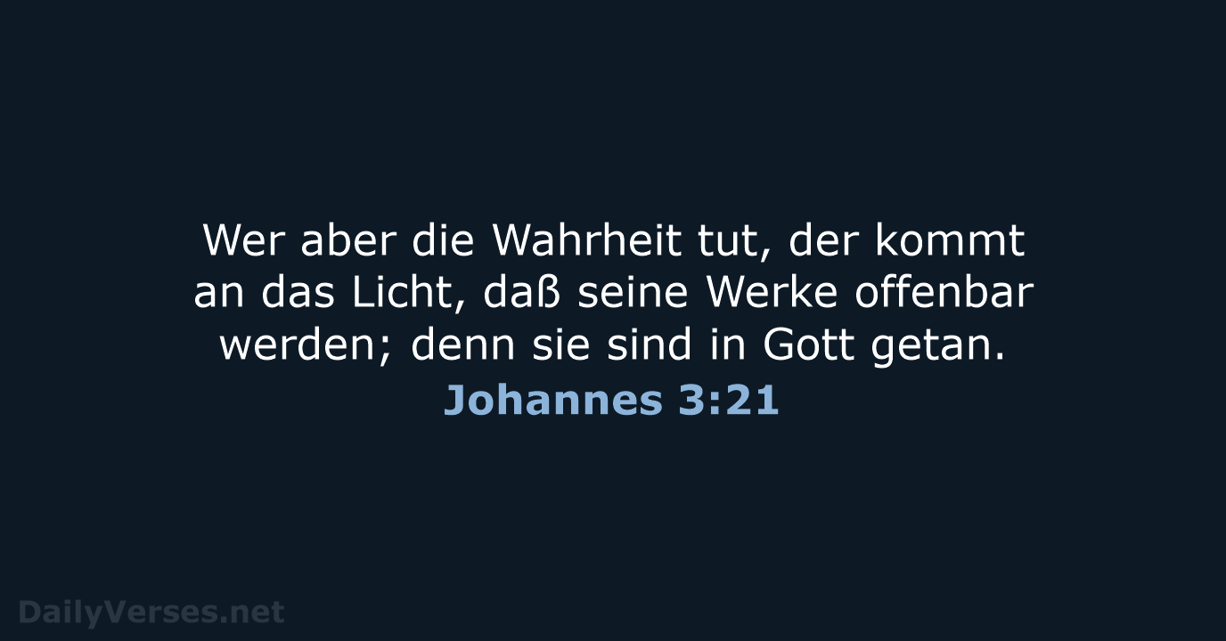 Johannes 3:21 - LU12
