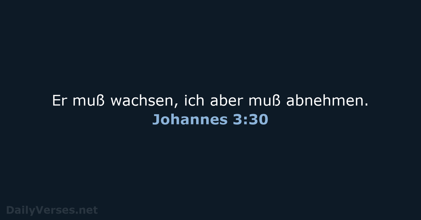 Johannes 3:30 - LU12