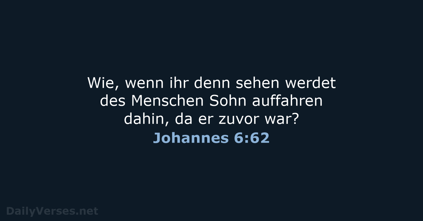 Johannes 6:62 - LU12